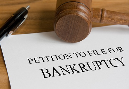 A bankruptcy petition document symbolizing the process of declaring bankruptcy - Nager Law Group